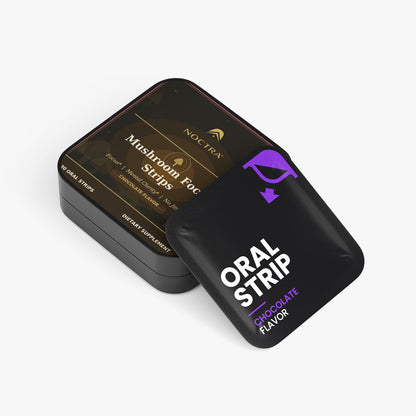 NOCTRA® MUSHROOM FOCUS STRIPS (CHOCOLATE FLAVOR)